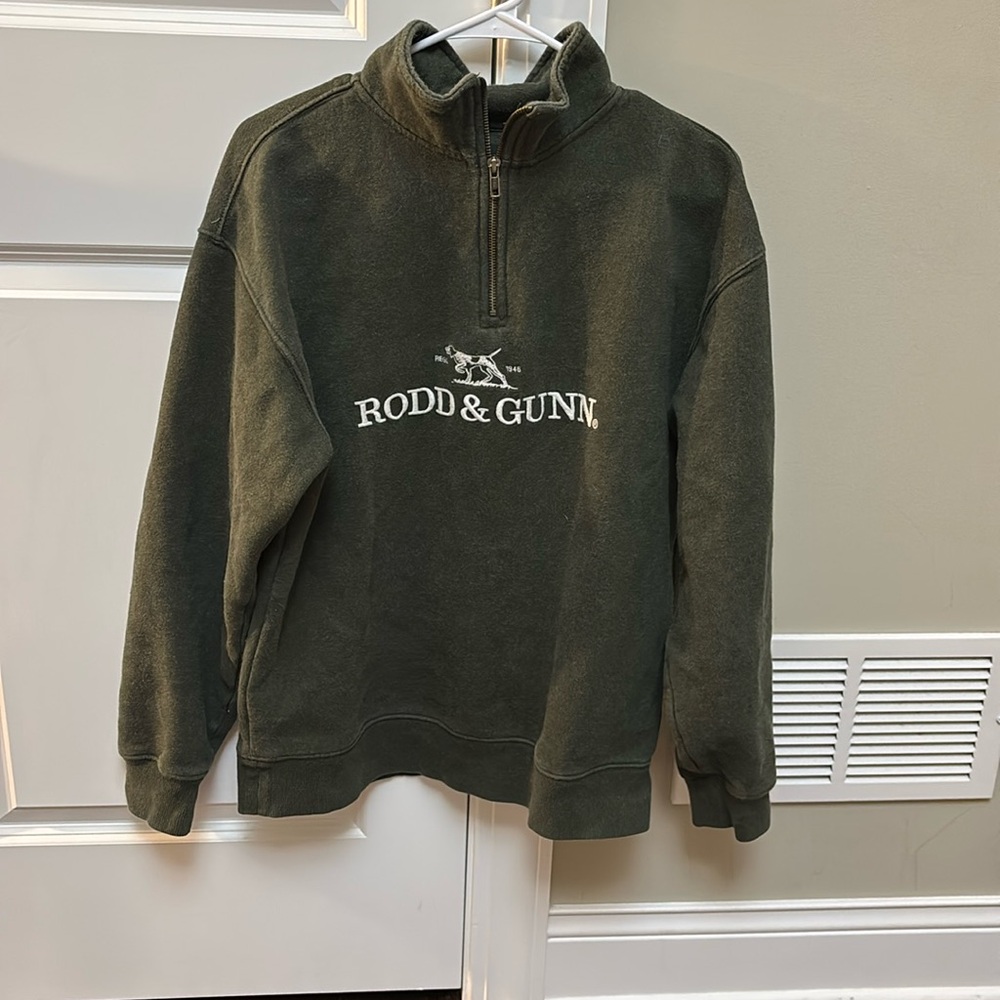 Men’s Rodd & Gunn Embroidered Quarter-zip Sweatshirt